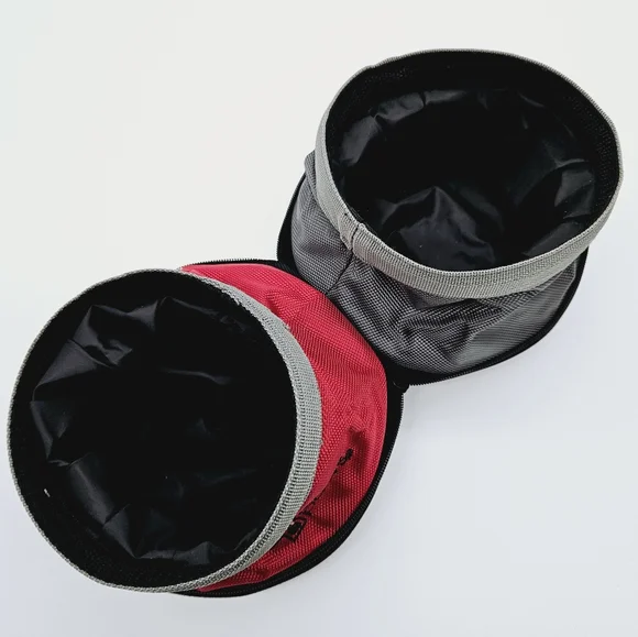 PAW MASTER | compact travel hiking food & water dog pet bowls - Picture 2 of 5